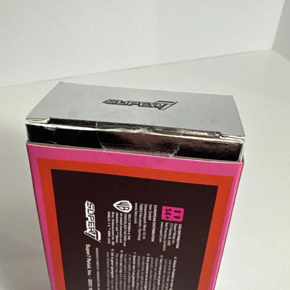 Willy Wonka and the Chocolate Factory Wonka Bar‎ ReAction Figure Open Box